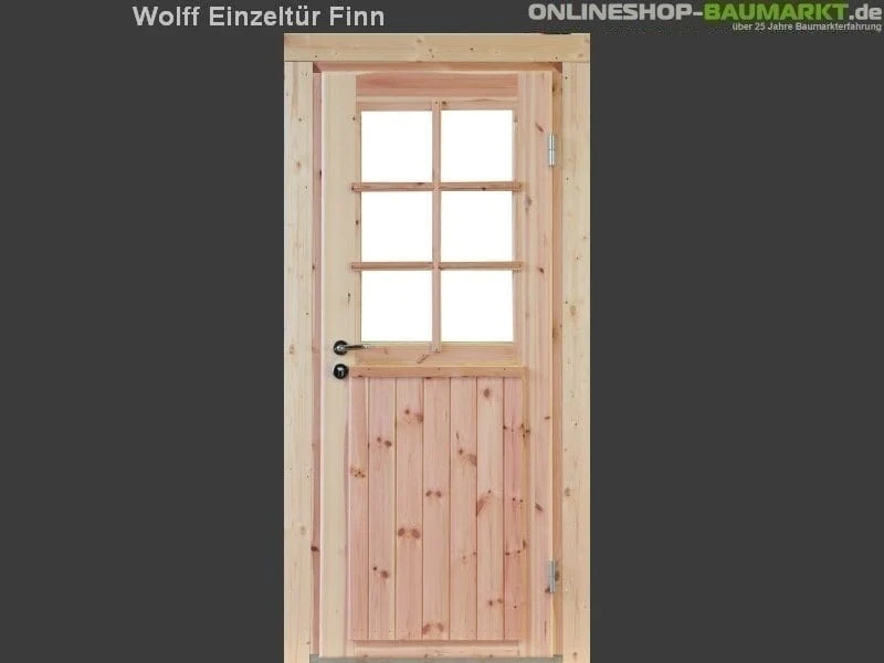 Wolff Finnhaus Einzeltür Finn XL 70 isoliert