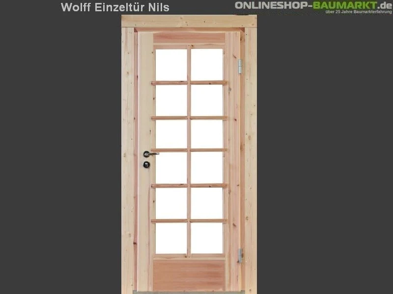 Wolff Finnhaus Einzeltür Nils XL 44 isoliert