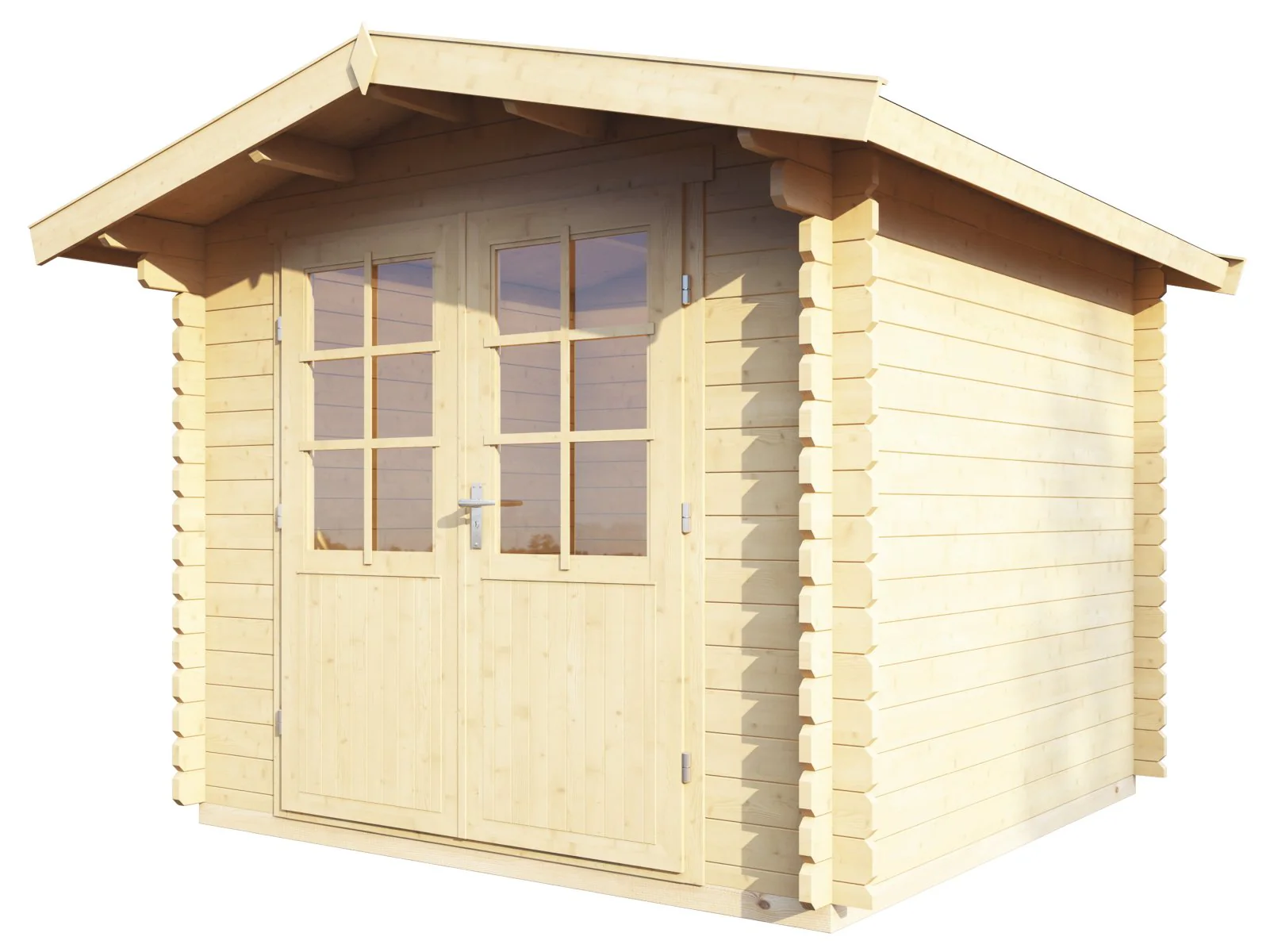 Wolff Finnhaus Gartenhaus Berit 2424, 28mm - Image 2