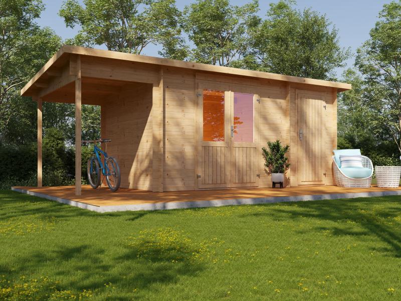 Wolff Finnhaus Gartenhaus Galina 5723, 40 mm