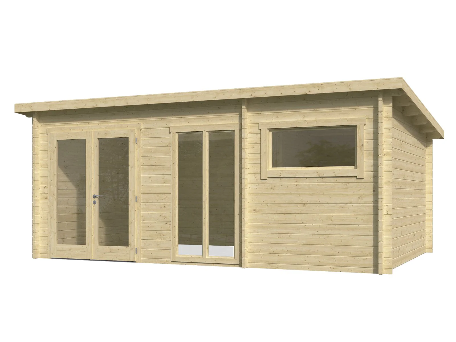 Wolff Finnhaus Gartenhaus Hidda 5536, 44 mm - Image 3