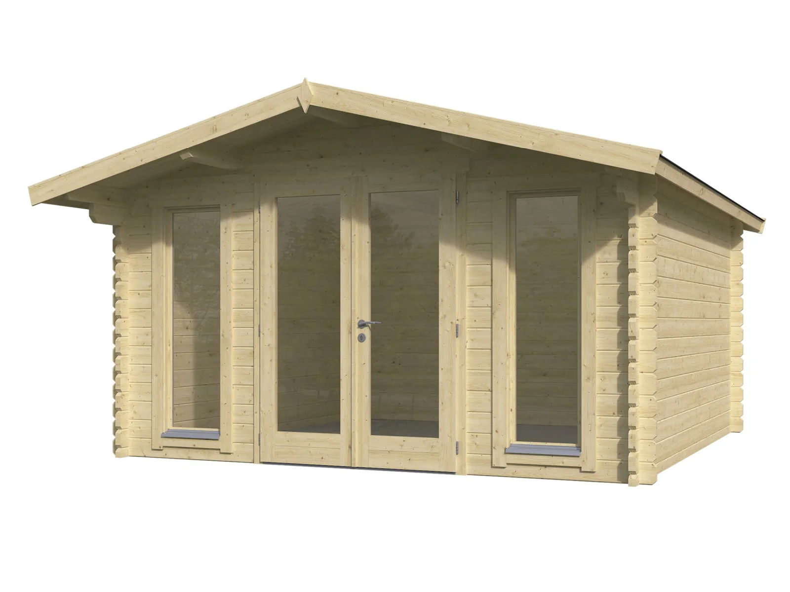 Wolff Finnhaus Gartenhaus Rona 3838, 44 mm, inkl. Fußboden - Image 4