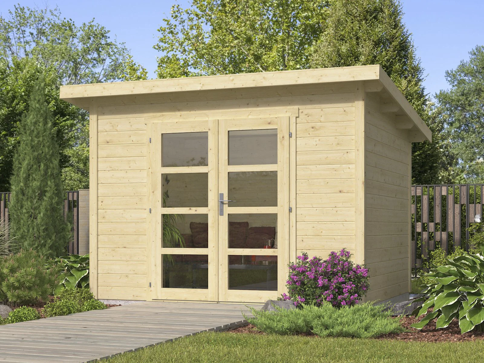 Wolff Finnhaus Gartenhaus Thies 2923, 28 mm - Image 2
