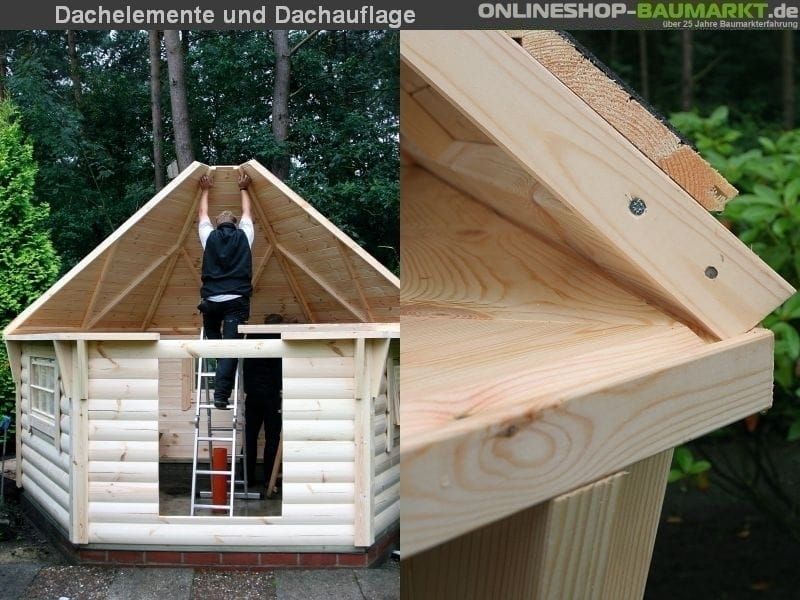 Wolff Finnhaus Grillkota 9 de luxe inkl. schwarzen Dachschindeln - Image 9