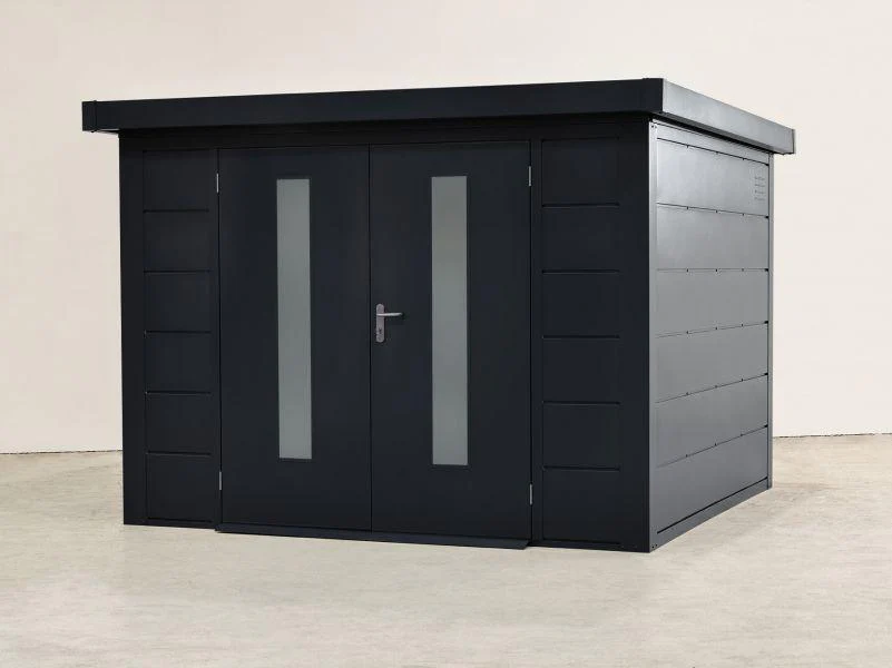 Wolff Finnhaus Metallgartenhaus Eirik 3030, Anthrazit - Image 4