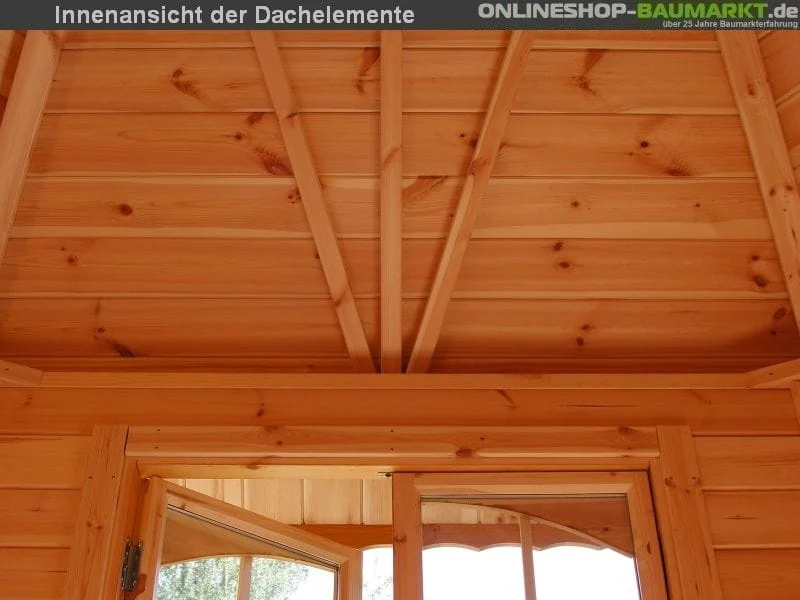 Wolff Finnhaus Pavillon Capri 3.5 natur 3,5x3,5 m - Image 9