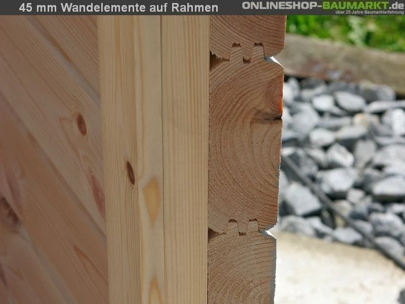 Wolff Finnhaus Pavillon Roma 4.0 natur 4 x 4 m - Image 7