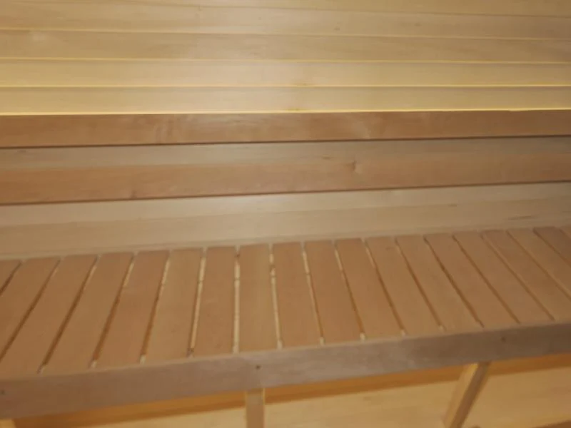Wolff Finnhaus Sauna Luago 2x2 Bausatz Typ 2 Art 1, natur, inkl. Dacheindeckung und Fenster - Image 4