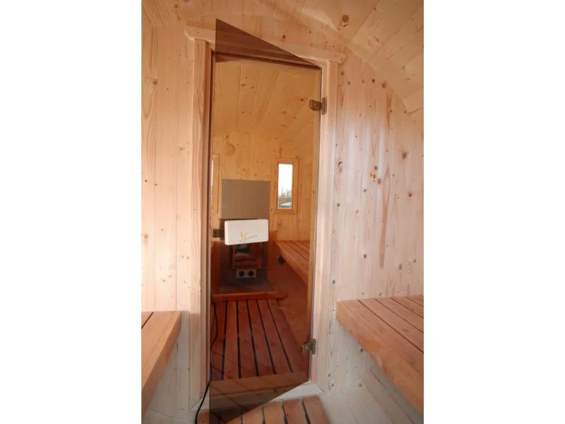 Wolff Finnhaus Saunafass 330 de luxe Bausatz DS schwarz - Image 3