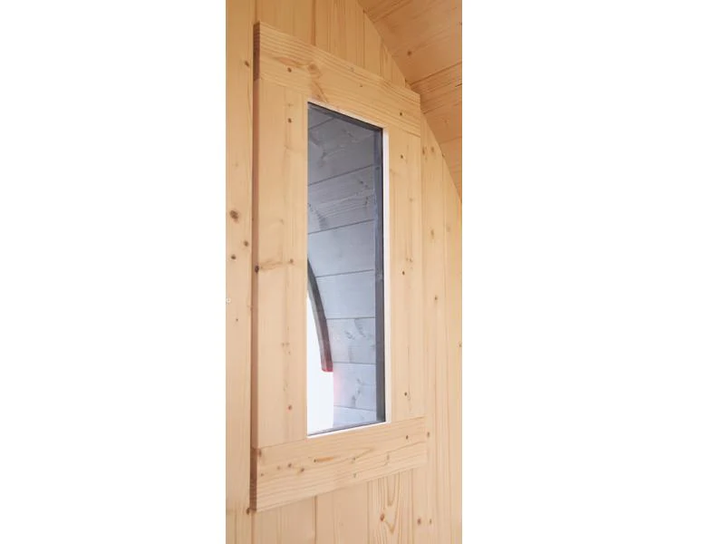 Wolff Finnhaus Saunafass 330 de luxe Bausatz DS schwarz - Image 4