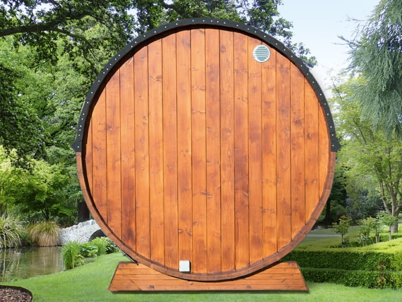 Wolff Finnhaus Saunafass Mini 160 als Bausatz inkl. schwarzen Schindeln - Image 2