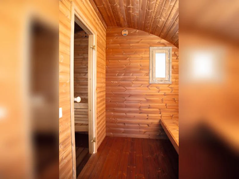 Wolff Finnhaus Saunahaus Steen als Bausatz mit schwarzen Dachschindeln - Image 3