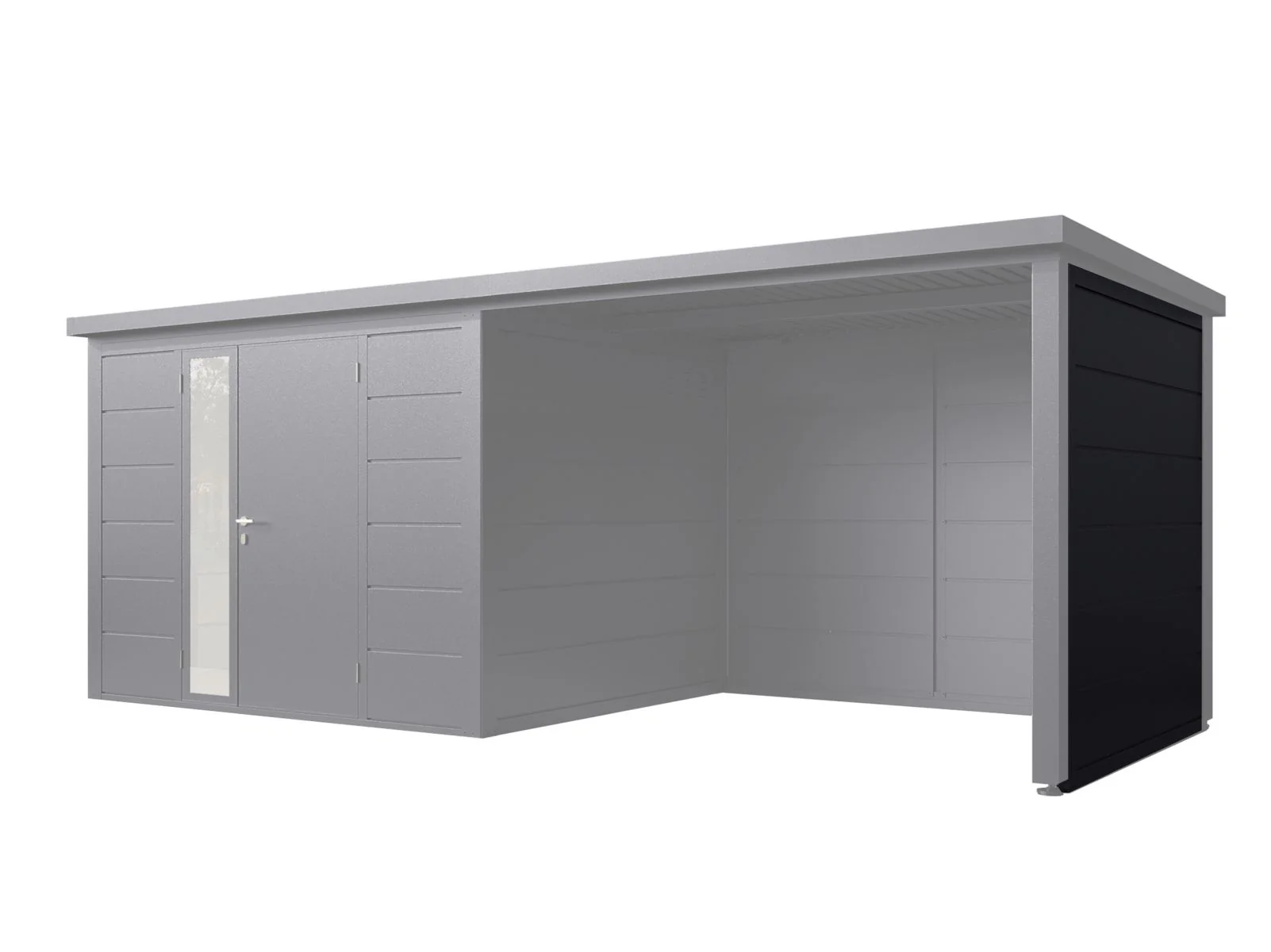 Wolff Finnhaus Seiten oder Rückwand 23 Metall, Anthrazit - Image 2