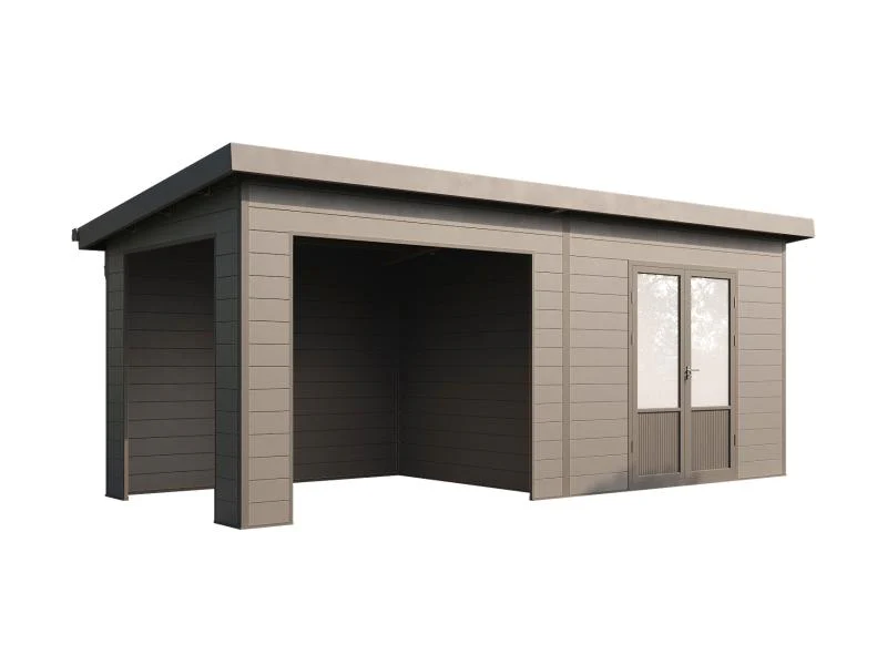 Wolff Finnhaus WPC-Haus Tona 6024 Anthrazit - Image 3