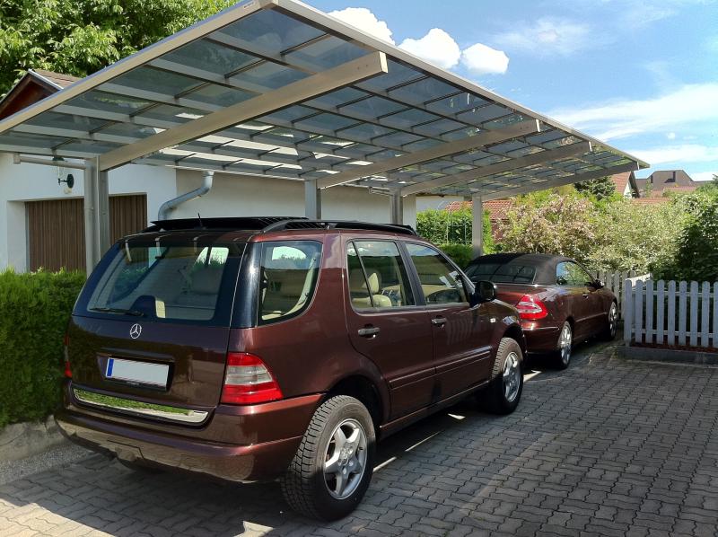 Ximax Aluminium Carport Linea Typ 60 Tandem Schwarz - Image 2